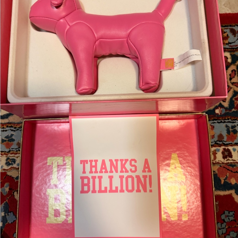 PINK Victoria's Secret Plush Dog with Tag.
